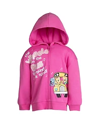 CoComelon Baby Girls Jj Fleece Zip Up Hoodie to