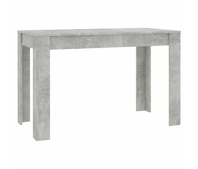 vidaXL Dining Table Concrete Gray 47.2"x23.6"x29.9" Engineered Wood