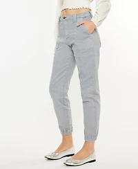 Kancan Women's High Rise Denim Jogger Pants
