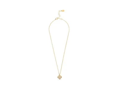 Rivka Friedman Pave Clover Pendant