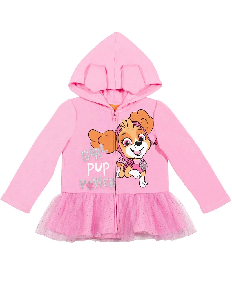 Paw Patrol Girls Skye Zip Up Costume Hoodie