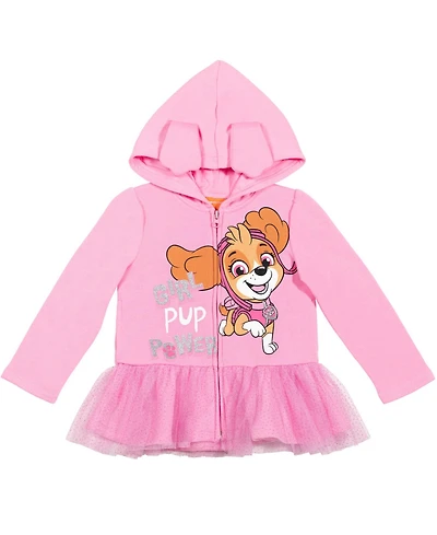 Paw Patrol Girls Skye Zip Up Costume Hoodie