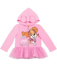 Paw Patrol Girls Skye Zip Up Costume Hoodie
