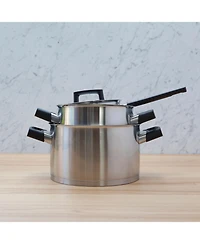 BergHOFF Ron 8" 18/10 Stainless Steel Covered Dutch Oven, 3.1 Qt