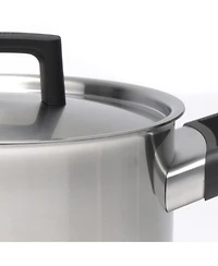 BergHOFF Ron 8" 18/10 Stainless Steel Covered Dutch Oven, 3.1 Qt
