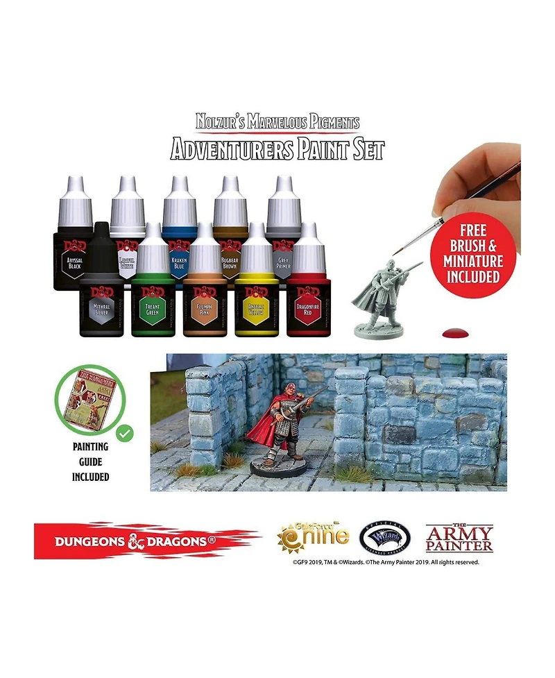 WizKids Dungeons And Dragons Nolzur's Marvelous Pigments Adventures Paint Set