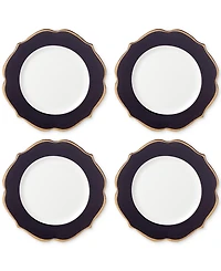 Lenox Contempo Luxe Black Accent Plates, Set Of 4