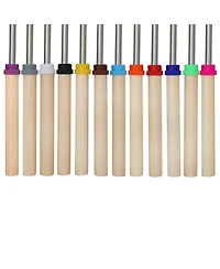 Cowin Roasting Sticks Stainless Steel Extendable 32in 12 Piece Set
