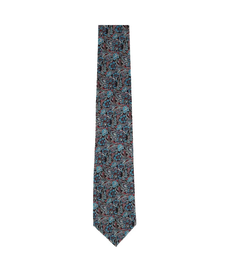 Trafalgar Men's Enzo Exploded Floral Silk Necktie