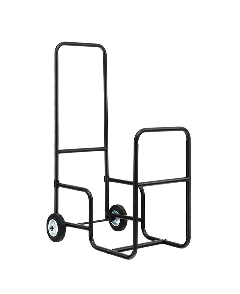 Givimo Firewood Log Cart Carrier with Anti-Slip and Wear-Resistant Wheels
