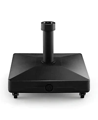 Fillable Umbrella Base Stand with Lockable Universal Wheels