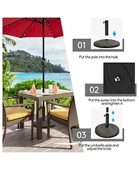 Givimo 27 lbs Patio Market Umbrella Base Stand