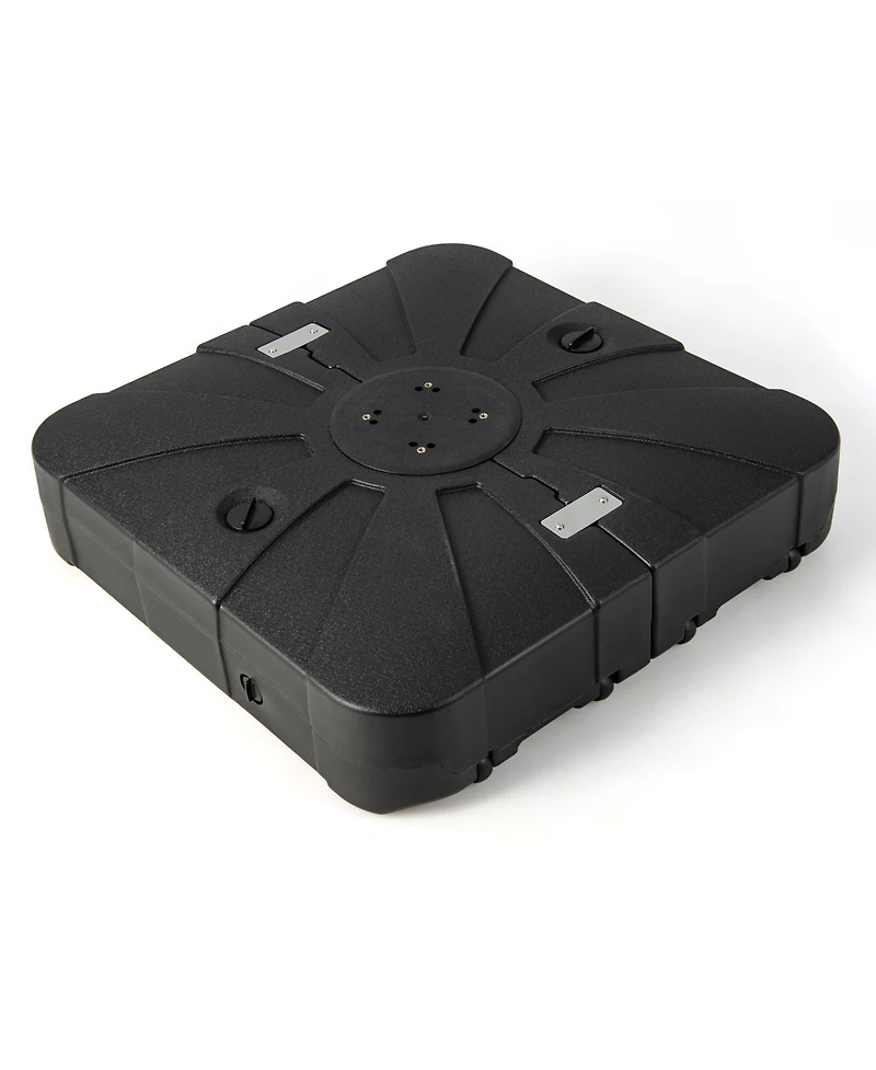Givimo 33.5 x 33.5 Inch Fillable Cantilever Umbrella Base with Wheels