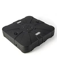 Givimo 33.5 x 33.5 Inch Fillable Cantilever Umbrella Base with Wheels