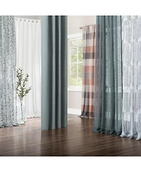Textured Linen Blend Total Blackout Grommet Top Curtain