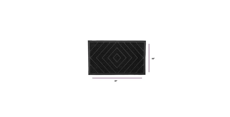 Superio Non-Slip Doormat for Entry, 18" x 30", Waterproof Mat