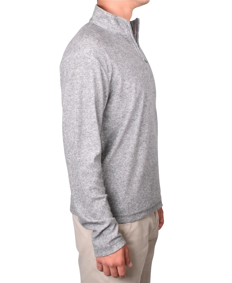 Vintage 1946 Men's Soft-Brushed Knit Quarter-Zip Sweater