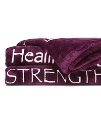 Chanasya Premium Healing Thoughts Prayer Comfort Hugs Sympathy Gift Message Throw Blanket