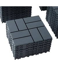 Simplie Fun 44-Pack Interlocking Deck Tiles for Outdoor Use