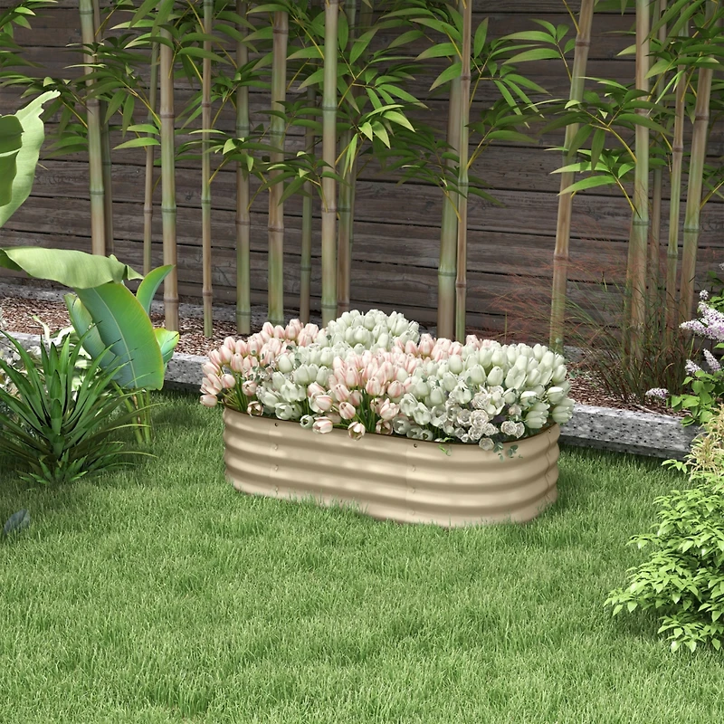 Galvanized Raised Garden Bed, Metal Planter Box