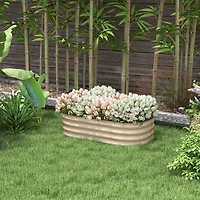 Galvanized Raised Garden Bed, Metal Planter Box