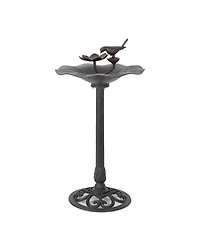 Simplie Fun Lancaster Bronze Aluminum & Iron Bird Bath