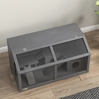 Streamdale Furniture Wooden Hamster Habitat with Accessories