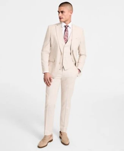 Bar Iii Mens Slim Fit Linen Suit Separates Exclusively At Macys