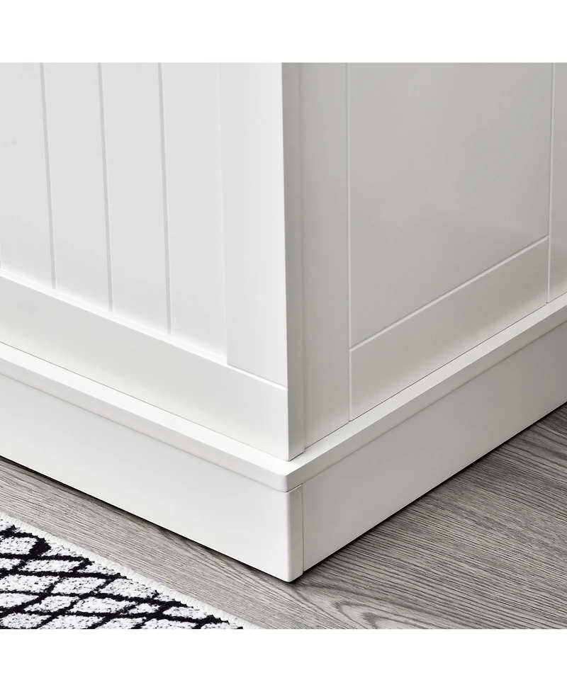38" 3-in-1 Entryway Hall Tree with Bench, Hooks, and Shoe Rack
