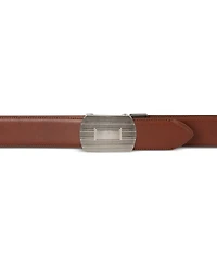 Club Room Men's Plaque Buckle Belt, Created for Macy's