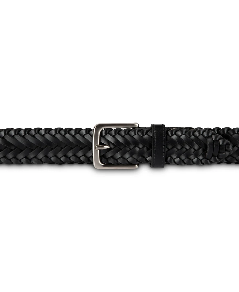 Club Room Luxury Men's Braided Belt, Created for Macy's