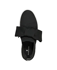 Bandolino Women's Bryce Bow Knit Slip On Sneakers