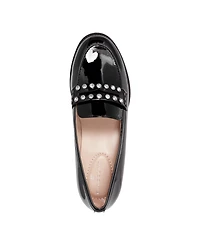 Bandolino Women's Laura Rhinestone Penny Loafers