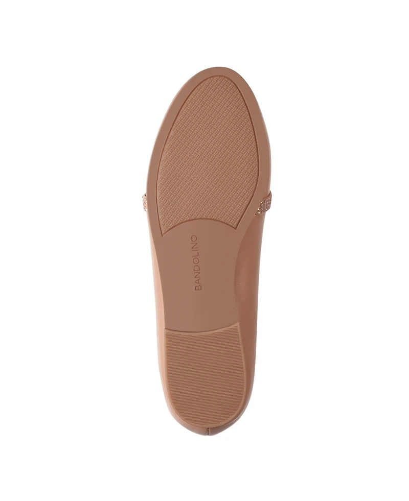 Bandolino Women's Jayme Embellished Bow Detail Loafers