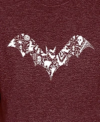 La Pop Art Men's Halloween Bat Premium Blend Word T-Shirt
