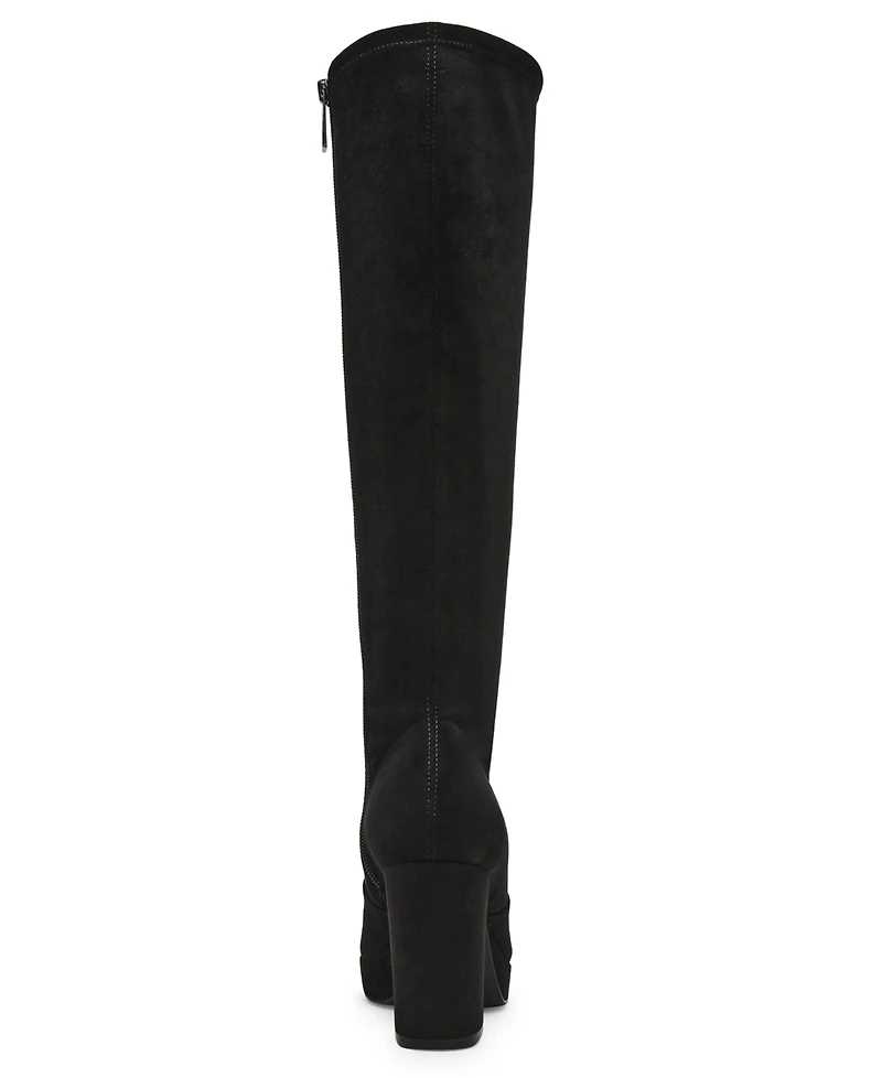 Anne Klein Women's Journey Block Heel Knee High Dress Boots