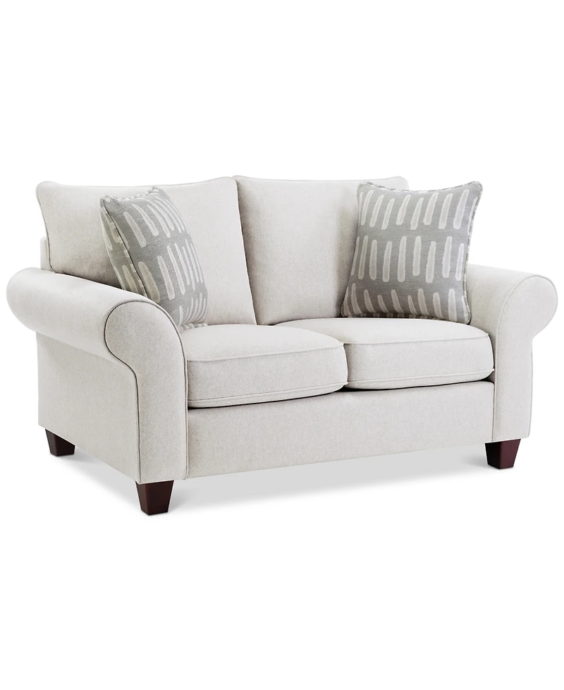 Closeout! Saeville 66" Fabric Loveseat, Created for Macy's