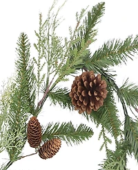 Puleo Artificial Cypress Garland 9 ft