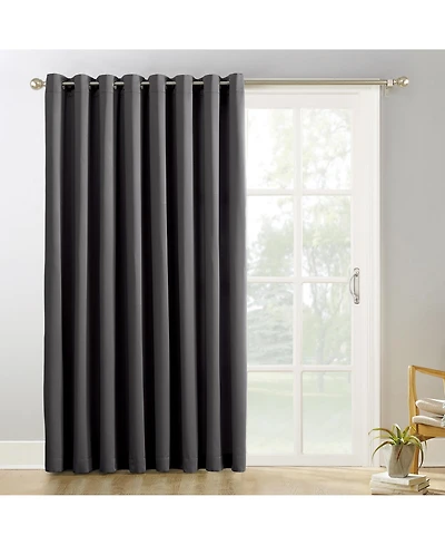 Preston Extra-Wide Blackout Grommet Sliding Patio Door Curtain Panel