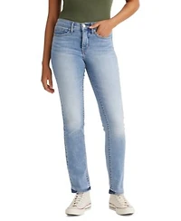 Levis 314 Shaping Straight Leg Mid Rise Jeans 24 26w