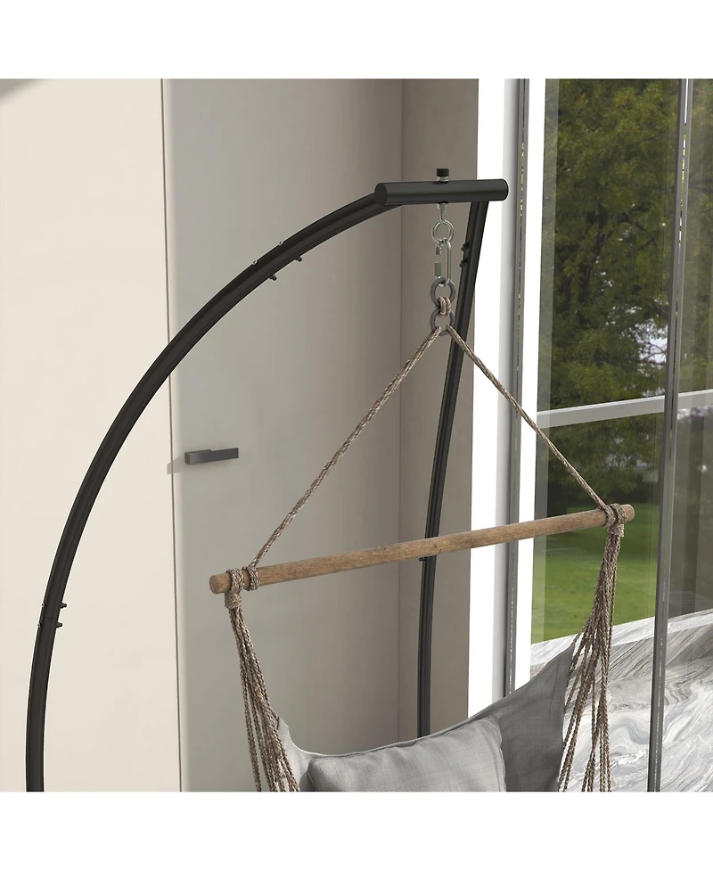 C-Shaped Heavy Duty Hammock Stand