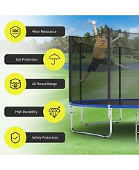 15 Ft Trampoline Safety Replacement Protection Enclosure Net