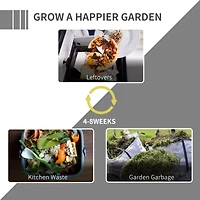 120 Gallon Compost Bin with Vents & Doors for Fertile Soil