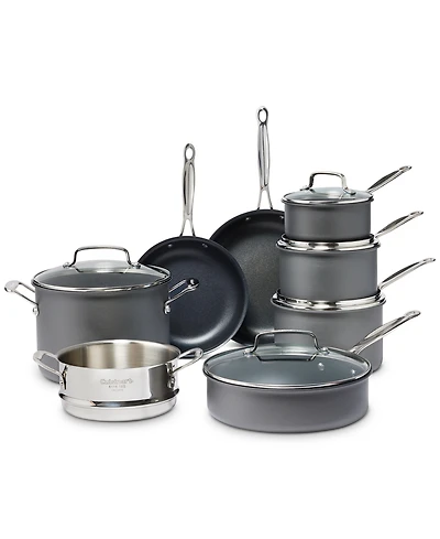 Cuisinart Chef's Classic Nonstick Hard Anodized Cookware 13 Piece Cookware Set