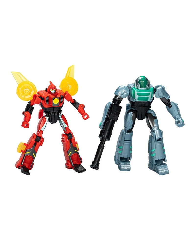 Transformers EarthSpark Cyber-Combiner Terran Twitch and Robby Malto Action Figure