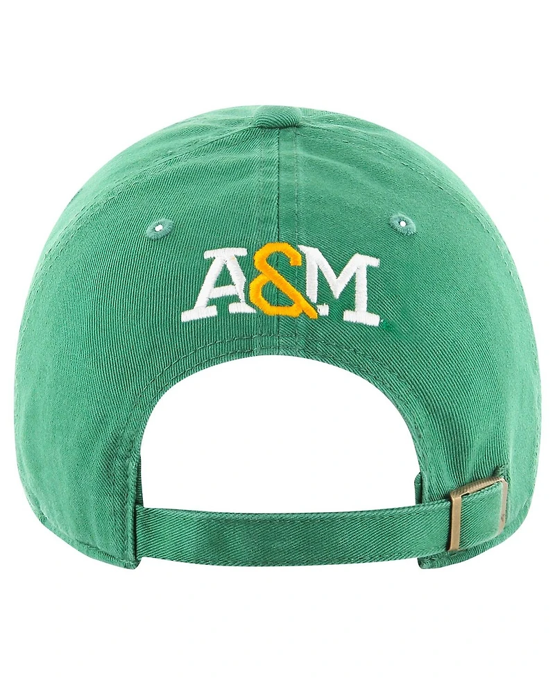 '47 Brand Men's Green Florida A M Rattlers Side Back Clean Up Adjustable Hat