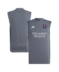 Adidas Men's Gray Orlando City Sc 2024 Sleeveless Training Jersey