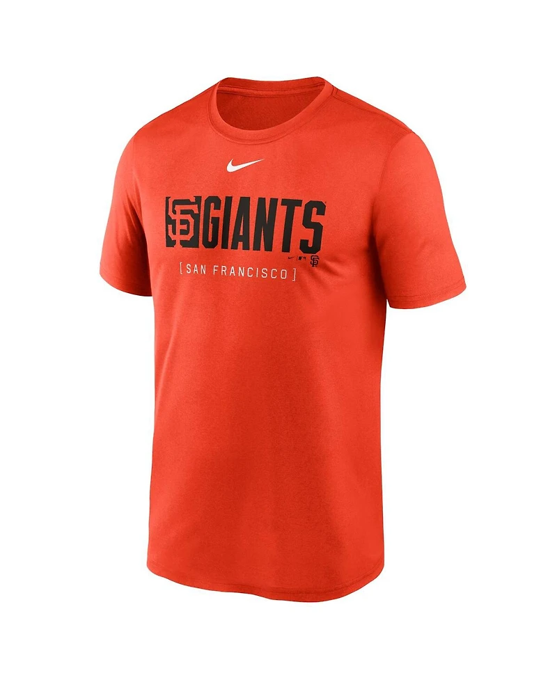 Nike Men's Orange San Francisco Giants Knockout Legend Performance T-Shirt