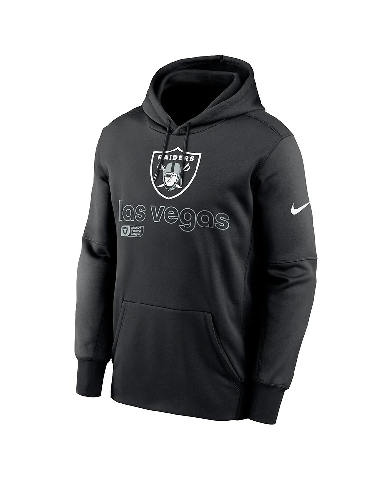 Nike Men's Black Las Vegas Raiders Big Tall Performance Pullover Hoodie