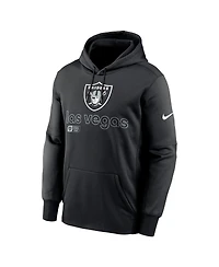 Nike Men's Black Las Vegas Raiders Big Tall Performance Pullover Hoodie